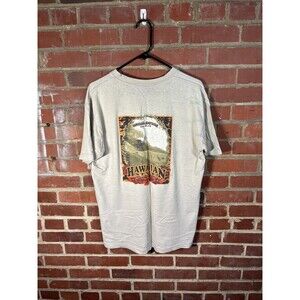Vintage 90s Hawaiian Style Brand Shirt Aloha Thrashed Surfwear Made In USA Large